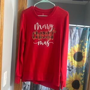 Holiday Time Vibrant Red Top